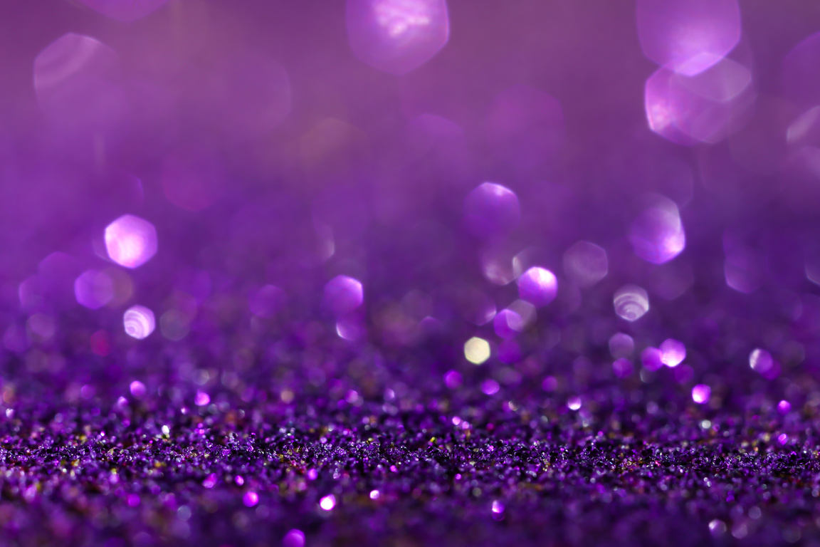 Bright Purple Glitters, Closeup